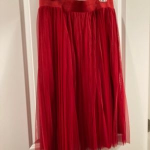 Red Tulle Torrid Skirt
